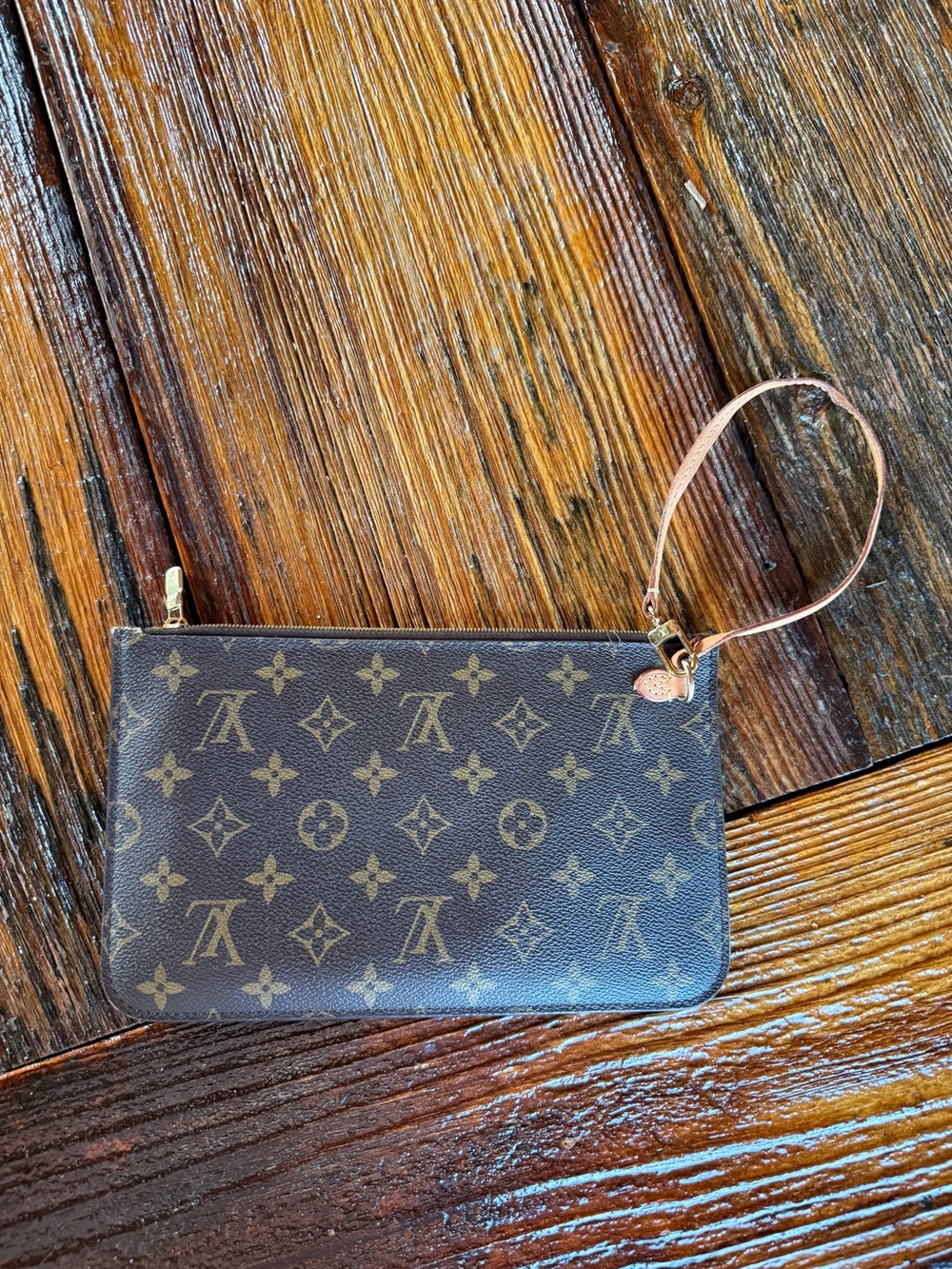 Louis Vuitton Wristlet from Neverfull MM Bag
